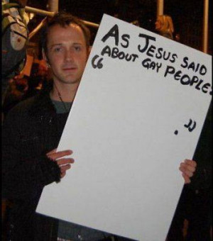 If Jesus was silent on the so-called ills of homosexuality, why isn ...