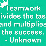 Teamwork The Way A Team Plays As A Whole Determines Its Success.