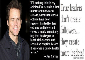 Jim Carrey and Leaders Quotes