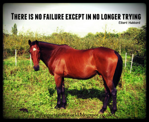 There is no failure e xcept in no longer trying
