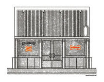 Roadhouse Bar Illustration - Multiple Sizes - Athens Georgia (Original ...