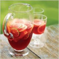 Don't limit Happy to One Hour! Rose Sangria made with limoncello and ...