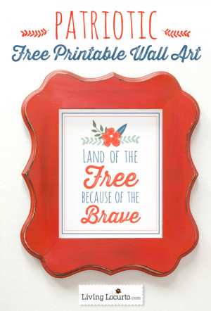 ... excited to share a new Free Printable Patriotic Wall Art Design