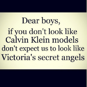 Klein * Victoria Secret - model quote: Calvin Klein, Klein Models ...