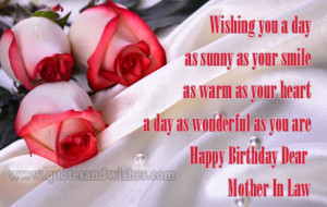birthday mother in law Beautiful Happy Birthday wishes for mother in ...
