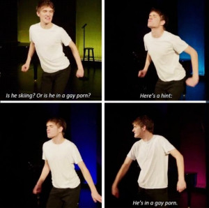 ... my head, like, 2 or 3 times a week. At least. Oh, Bo. bo burnham