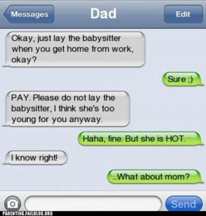 Funny SMS fails between family members.....