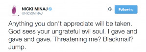 Nicki Minaj Twitter