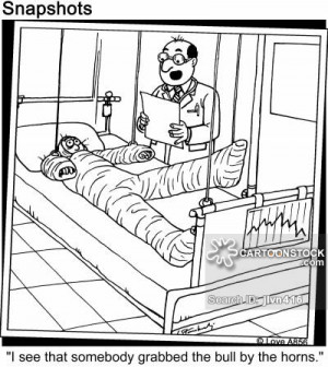 Horns cartoons, Bull By The Horns cartoon, funny, Bull By The Horns ...