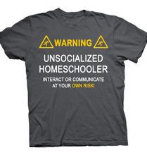 Hilarious Homeschool Warning T-shirt You Choose Colors Homeschooler ...