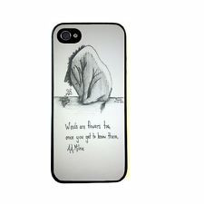 Funny Eeyore Design Quote Black Hard Cover Case For iphone 4 4s
