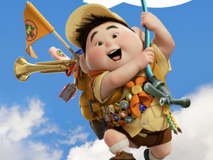 Russell Boy in Pixar's UP