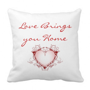 Love Quote Throw Pillow