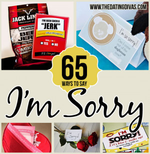 65 Ways to Say “I’m Sorry”
