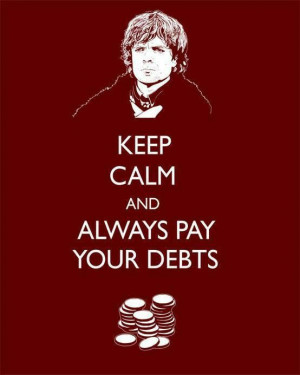 Pay your debts always