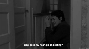 beating, black and white, girl interrupted, heart, quote, skeeter ...