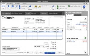... and to save time creating invoices when the quote becomes a sale