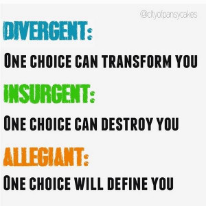 One Choice.....