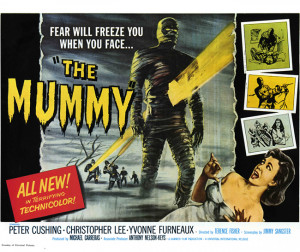 vintage movie poster, 'The Mummy'