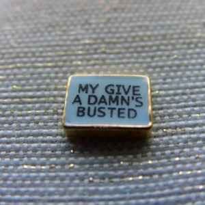 My Give A Damns Busted Charm by MattysMetalWorks on Etsy, $1.50