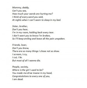 death depressed depression sad suicidal suicide quotes friends anxiety ...