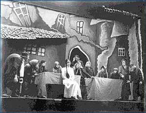 The Dybbuk Act ii depicting Leah and the Beggars