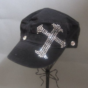 Rhinestone Cross hat