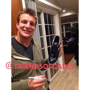 Patriots’ Rob Gronkowski’s Autographed AF-1 Charity Auction