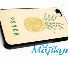 Psych Pineapple Quotes Case For Your iPhone 4/4s iPhone by Mojikyu