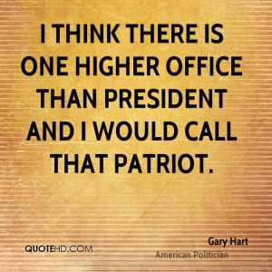 Gary Hart Politics Quotes
