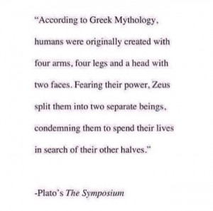 Interesting theory on Soul Mates based on Greek Mythology & Socrates ...