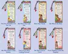 Suzy Toronto Bookmarks with Sayings
