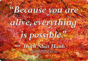 Everything is possible quote