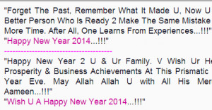 ... New Year 2014 Good Morning Quotes, SMS, Wishes : To start New Year
