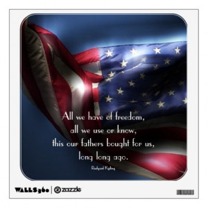 american_flag_with_freedom_quote_wall_decals ...