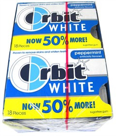 Orbit White Gum Peppermint...