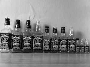 ... alcohol heart world mind upset wild whiskey jack daniels cure bottle