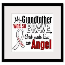lung cancer quotes | Lung Cancer In Memory Of My Grandpa Framed Prints ...