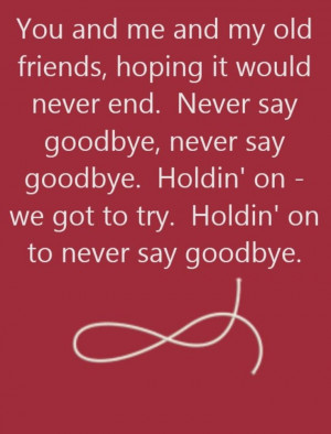 Never Say Goodbye Quotes Bon jovi - never say goodbye
