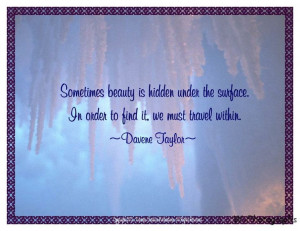 Inner Beauty Quotes for Women | LOVE is the beauty that is hidden ...