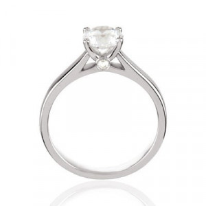 Cathedral Style Solitaire Engagement Rings