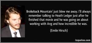 More Emile Hirsch Quotes
