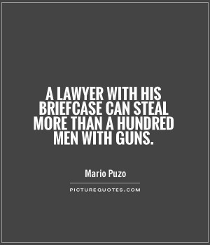 Gun Quotes Lawyer Quotes Stealing Quotes Mario Puzo Quotes