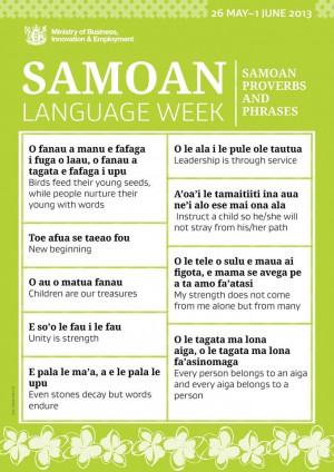 Samoan Language Week 2013