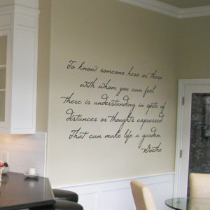 Goethe - Life is a Garden - Wall Quotes and Wall Decals - Your Choice ...