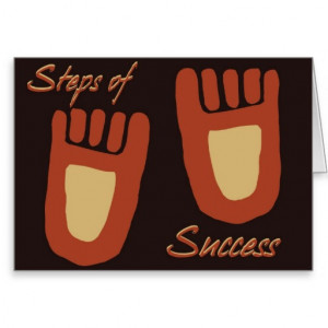 Steps Of Success Card