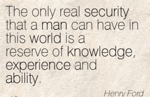 Quotes About Knowledge and Experience