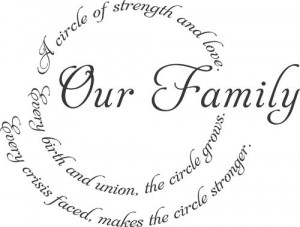 Image Detail for - Our Family Circle 2 | Wall Decals - Trading Phrases