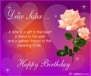 Happy Birthday Sister Quotes