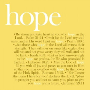 Verses Of Hope